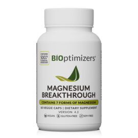 BiOptimizers Magnesium Breakthrough supplement bottle
